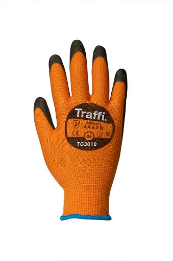 Picture of Traffiglove TG3010-07 Amber Cut Level 3 Gloves Size 7 963702