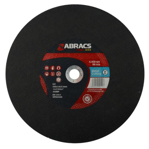 Picture of 355 x 3.1 x 25.4mm (14") A 30 S BF Flat Metal Cutting Disc 502125