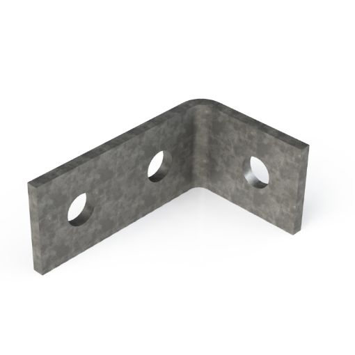 Picture of 90° 3 Hole (41mm x 104mm) Angle Bracket 1 Hole/2 Hole FB113 304513