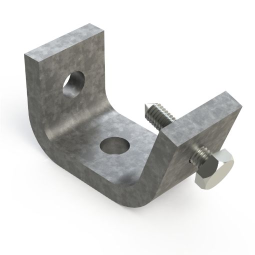 Picture of External C Type Beam Clamp Bracket c/w Cone Point Screw BC79 304567