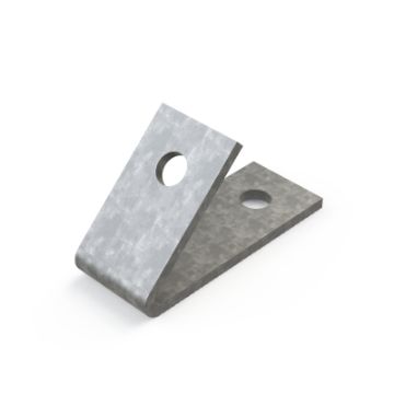 Show details for P1186 45° Acute 2 Hole Angle Bracket 1 Hole/1 Hole Unistrut 304645 Picture of P1186 45° Acute 2 Hole Angle Bracket 1 Hole/1 Hole Unistrut 304645
