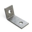 Picture of P2095 75° Obtuse 2 Hole Angle Bracket 1 Hole/1 Hole HDG Unistrut 304681