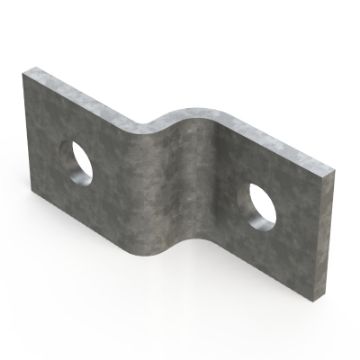 Show details for P4045 21mm Deep Z Type Bracket Unistrut 304673 Picture of P4045 21mm Deep Z Type Bracket Unistrut 304673