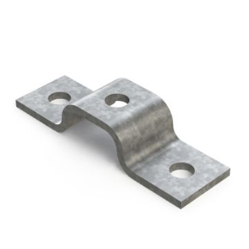 Show details for P4047 21mm Deep Top Hat Bracket Unistrut 304674 Picture of P4047 21mm Deep Top Hat Bracket Unistrut 304674