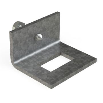 Show details for P1796-A 41mm x 21mm Window Bracket c/w M10 Cone Point Screw Unistrut 304664 Picture of P1796-A 41mm x 21mm Window Bracket c/w M10 Cone Point Screw Unistrut 304664