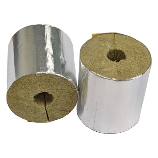 Picture of 17mm Internal Dia 20mm Thick RockLap Pipe Support Insulated Block 80mm Long 287429