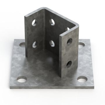 Show details for P2073A 41mm x 41mm Double Base Plate Unistrut 937544 Picture of P2073A 41mm x 41mm Double Base Plate Unistrut 937544