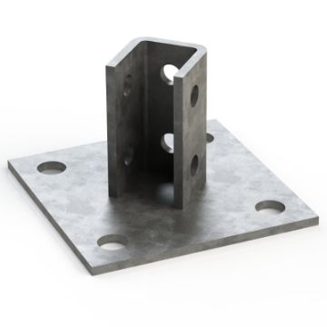 Show details for P2072A 41mm x 41mm Single Base Plate Unistrut 304679 Picture of P2072A 41mm x 41mm Single Base Plate Unistrut 304679
