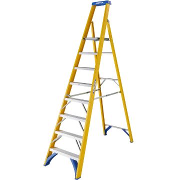 Show details for 8 Tread Fibreglass Platform Step (1.87m Platform Height) EN131 936089 Picture of 8 Tread Fibreglass Platform Step (1.87m Platform Height) EN131 936089