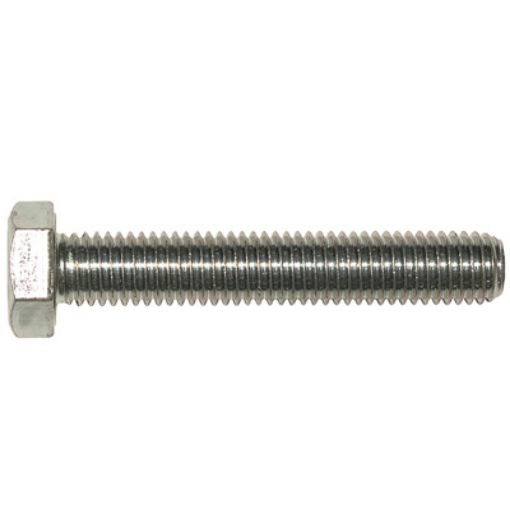 Picture of M8  x  12mm (Zinc) HT Hex Set Screw DIN 933 Grade 8.8 087341